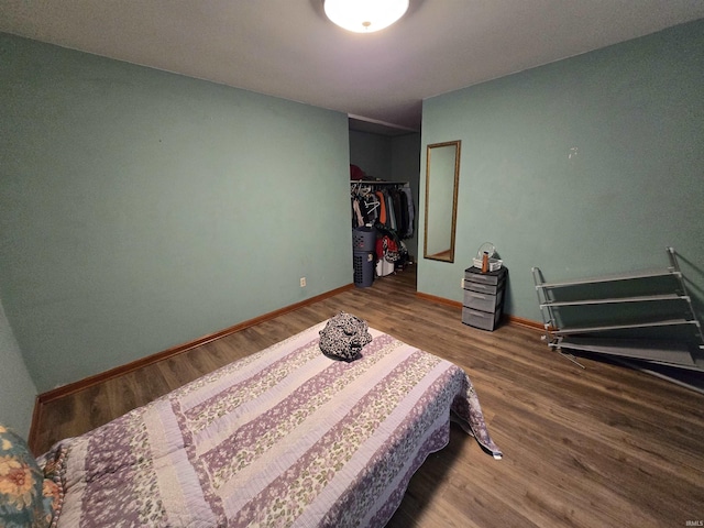 1403 Wilson St, Boonville, IN 47601 - bedroom with wood finished floors and a closet