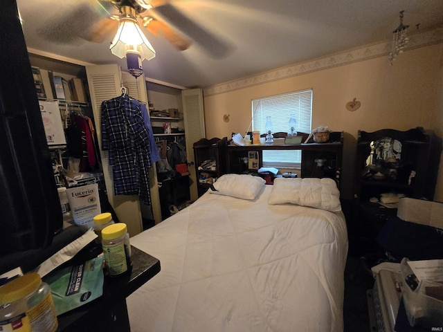 1403 Wilson St, Boonville, IN 47601 - bedroom with a ceiling fan