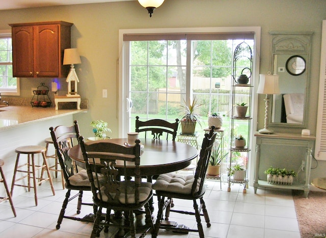 2622 Oak Trail Dr, Newburgh, IN 47630 - dining room featuring light tile patterned floors