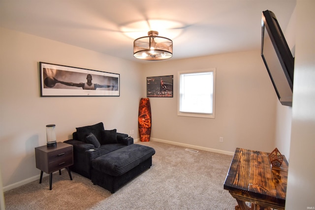 7366 Capri Ct, Newburgh, IN 47630 - sitting room with carpet and baseboards