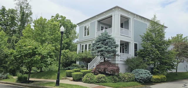 1648 S Ira St, Bloomington, IN 47401 - view of side of property with a balcony