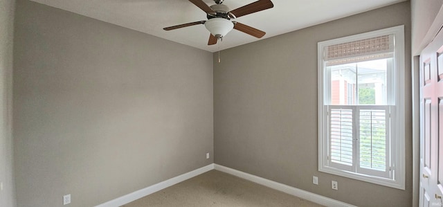 1648 S Ira St, Bloomington, IN 47401 - carpeted spare room with healthy amount of natural light and ceiling fan
