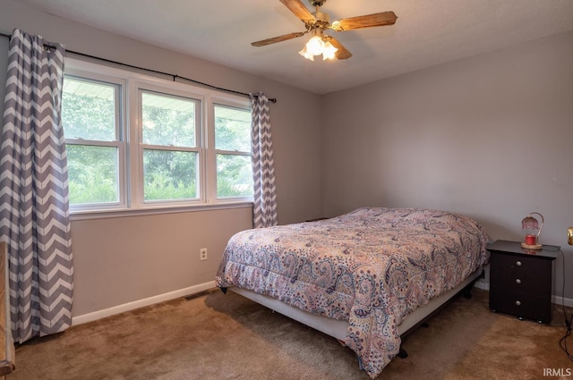 4260 W 3rd St, Bloomington, IN 47404 - bedroom featuring carpet and ceiling fan