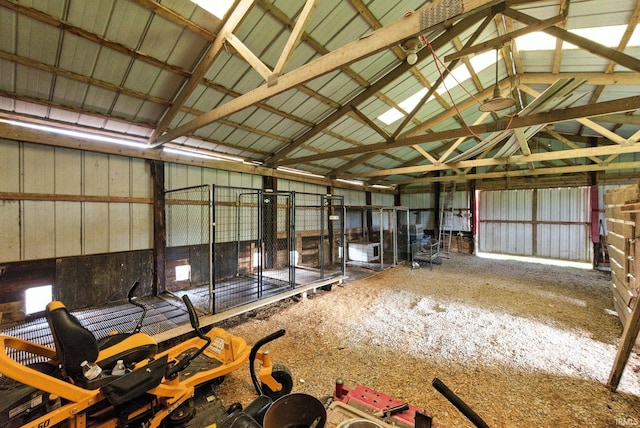512 E Pike St, Kirklin, IN 46050 - garage featuring metal wall