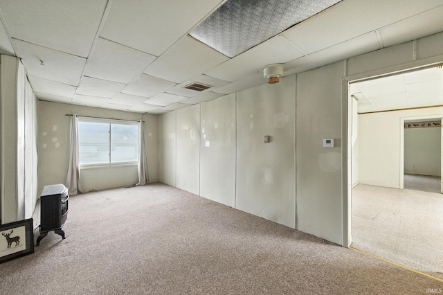 512 E Pike St, Kirklin, IN 46050 - spare room with carpet and a smoke detector