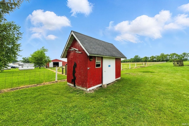 512 E Pike St, Kirklin, IN 46050 - view of shed featuring a view of countryside