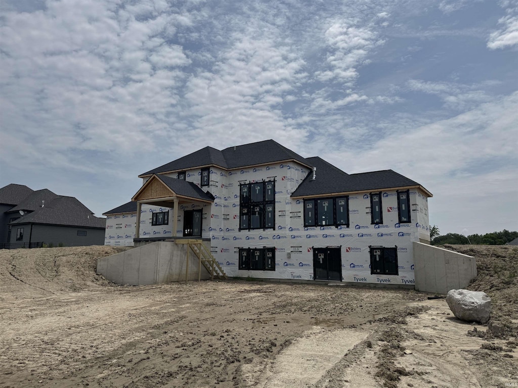 17727 Castlefeane Ct, Leo, IN 46765 - view of property in mid-construction
