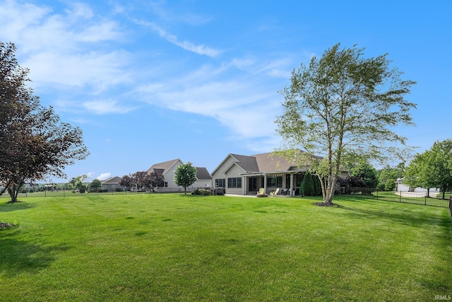 645 E Essex Dr, Warsaw, IN 46582 - view of fenced backyard