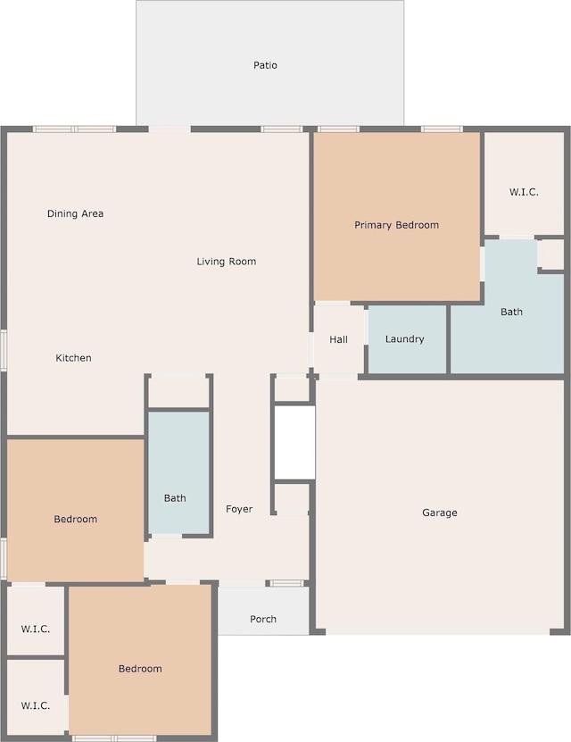 390 Mallard Cir, Chandler, IN 47610 - view of room layout