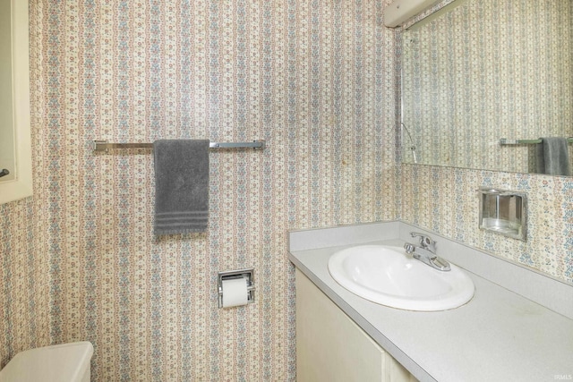 2330 N Fritz Dr, Bloomington, IN 47408 - half bath with vanity and toilet
