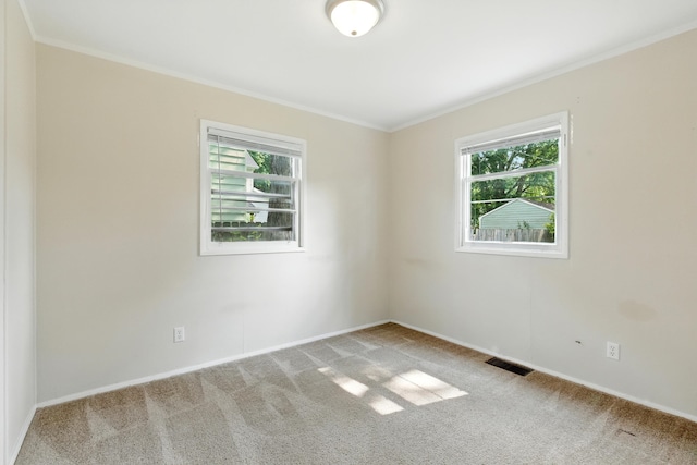 1610 Kentucky Ave, Fort Wayne, IN 46805 - carpeted empty room with plenty of natural light and crown molding