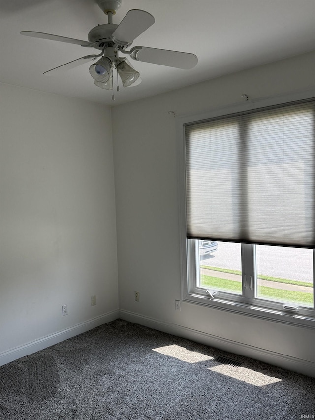 5844 Flagstone Dr, Evansville, IN 47711 - empty room featuring carpet flooring and ceiling fan