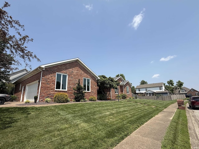 5844 Flagstone Dr, Evansville, IN 47711 - view of front facade with brick siding and a garage