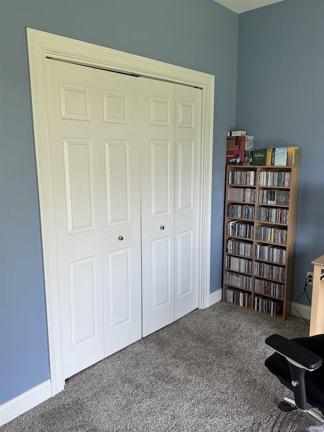 5844 Flagstone Dr, Evansville, IN 47711 - carpeted bedroom with a closet and baseboards