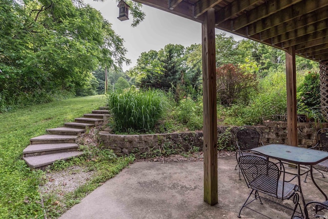 1275 N Sewell Rd, Bloomington, IN 47408 - view of patio featuring outdoor dining area