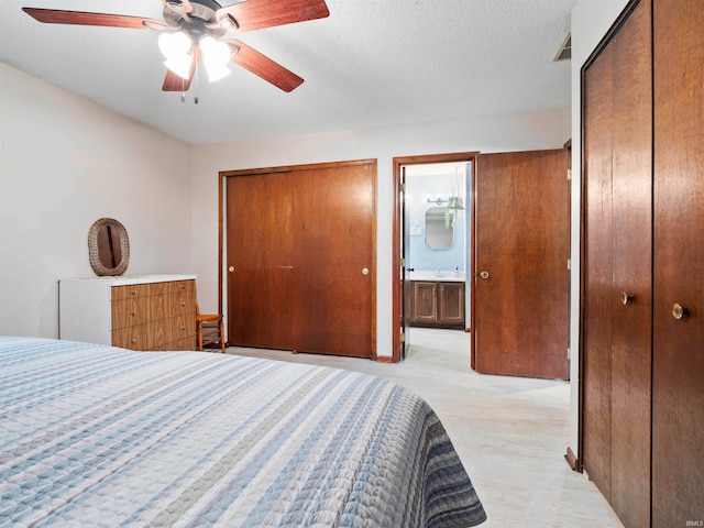 3723 Pebblewood Pl, Fort Wayne, IN 46804 - unfurnished bedroom featuring a ceiling fan and connected bathroom