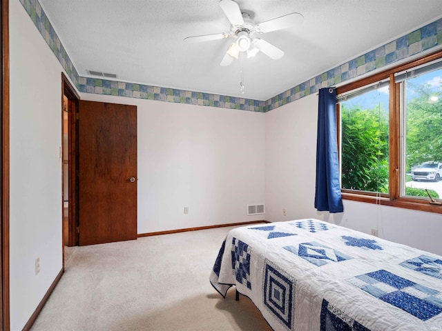 3723 Pebblewood Pl, Fort Wayne, IN 46804 - bedroom with carpet floors and ceiling fan