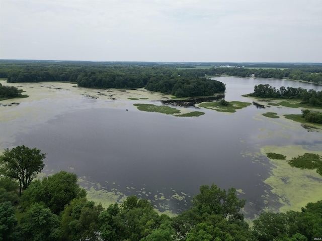 3643 S Bruner Rd, Warsaw, IN 46580 - aerial view of a large body of water and a forest
