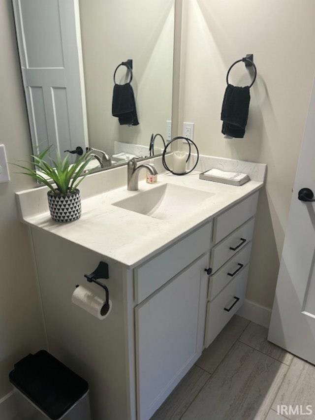 855 Reyling Dr, Jasper, IN 47546 - bathroom featuring vanity and baseboards