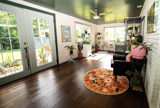 3945 W Walnut Leaf Dr, Bloomington, IN 47403 - sunroom / solarium with french doors