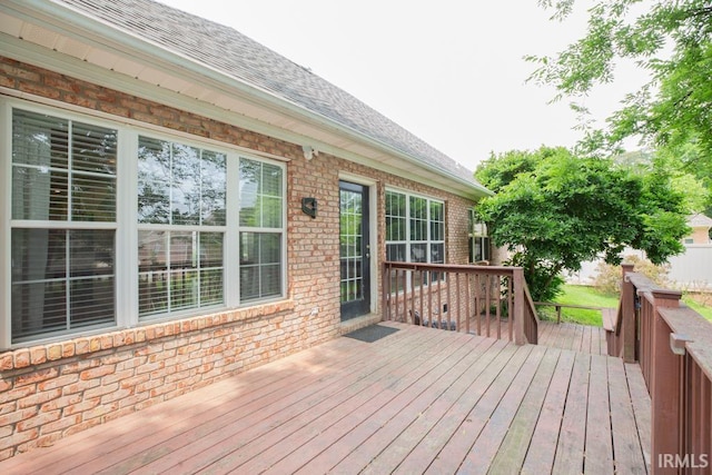 2433 Wheaton Dr, Evansville, IN 47725 - view of wooden terrace