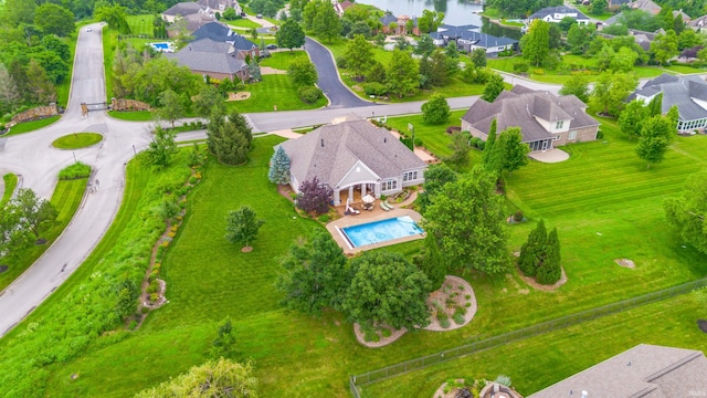 5833 Medinah Dr, Newburgh, IN 47630 - aerial view of residential area