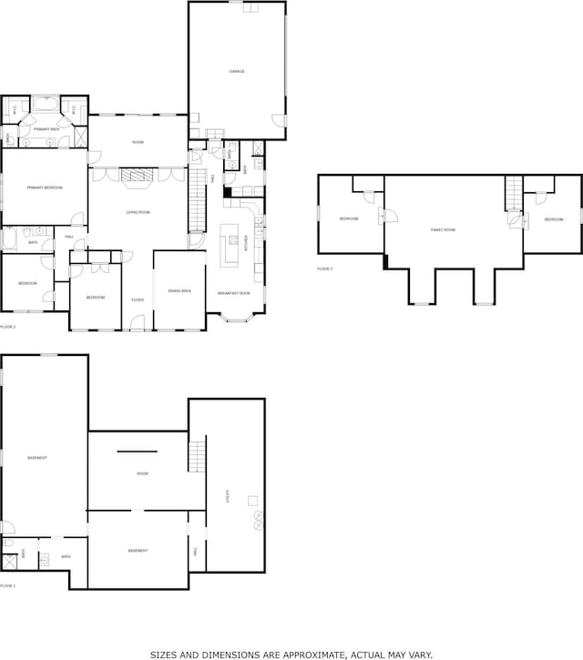 5595 N State Road 109, Columbia City, IN 46825 - view of floor plan / room layout