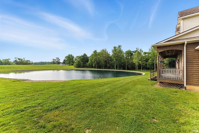 5595 N State Road 109, Columbia City, IN 46825 - view of grassy yard with a water view