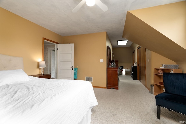 102 E Peterson St, Otterbein, IN 47970 - bedroom featuring light colored carpet and a ceiling fan