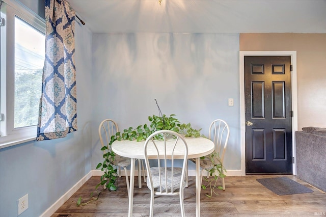 3121 S Yonkers St, Bloomington, IN 47403 - dining room with baseboards and wood finished floors