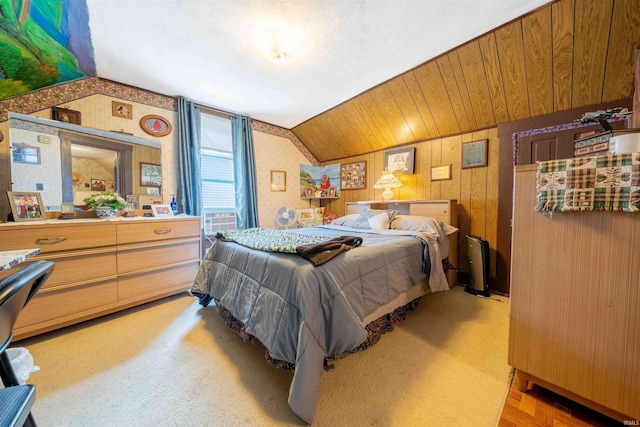 609 S Miller Ave, Marion, IN 46953 - bedroom featuring light carpet and lofted ceiling