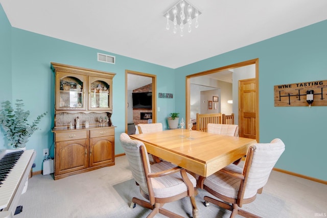 1321 Lost Lock Way, New Haven, IN 46774 - dining room featuring light colored carpet