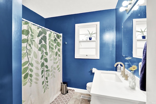 26 E Plum St, Anderson, IN 46012 - full bathroom featuring vanity and a shower with shower curtain
