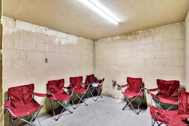 26 E Plum St, Anderson, IN 46012 - misc room featuring concrete flooring and concrete block wall
