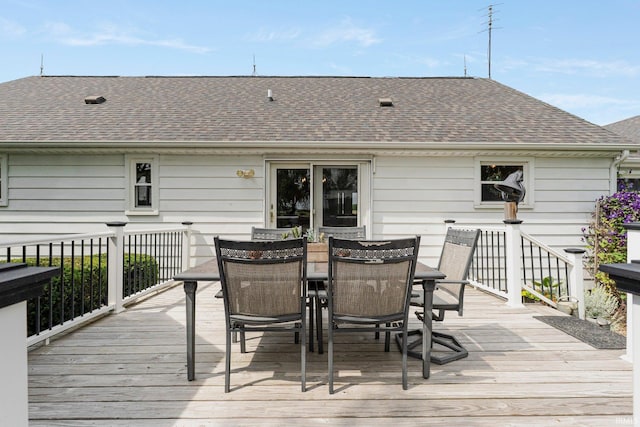 6830 County Road 40, Butler, IN 46721 - deck featuring outdoor dining space