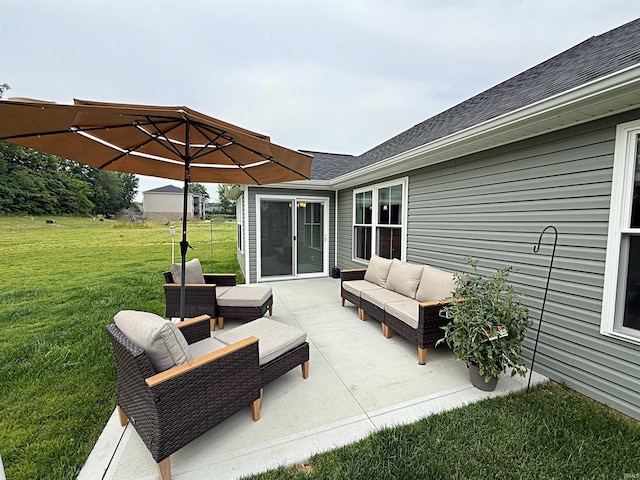9 Beacon Way, Washington, IN 47501 - view of patio featuring outdoor lounge area