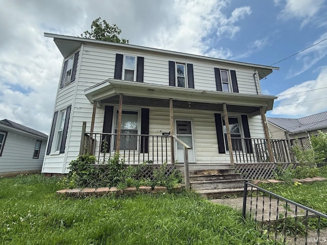 313 N Embree St, Princeton, IN 47670 - view of front of property with covered porch