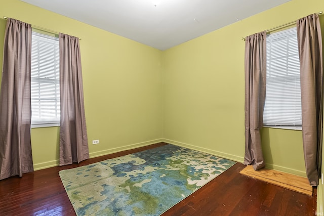 5309 S Hanna St, Fort Wayne, IN 46806 - unfurnished room featuring hardwood / wood-style floors and plenty of natural light