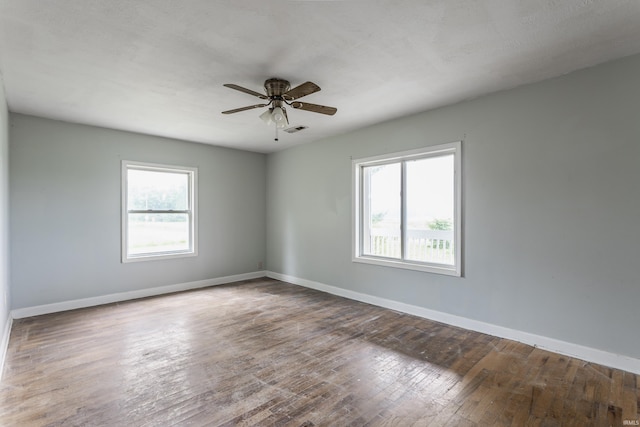 1000 N 500 E, Anderson, IN 46012 - empty room with ceiling fan and wood-type flooring