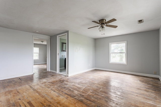 1000 N 500 E, Anderson, IN 46012 - unfurnished room with ceiling fan and wood finished floors