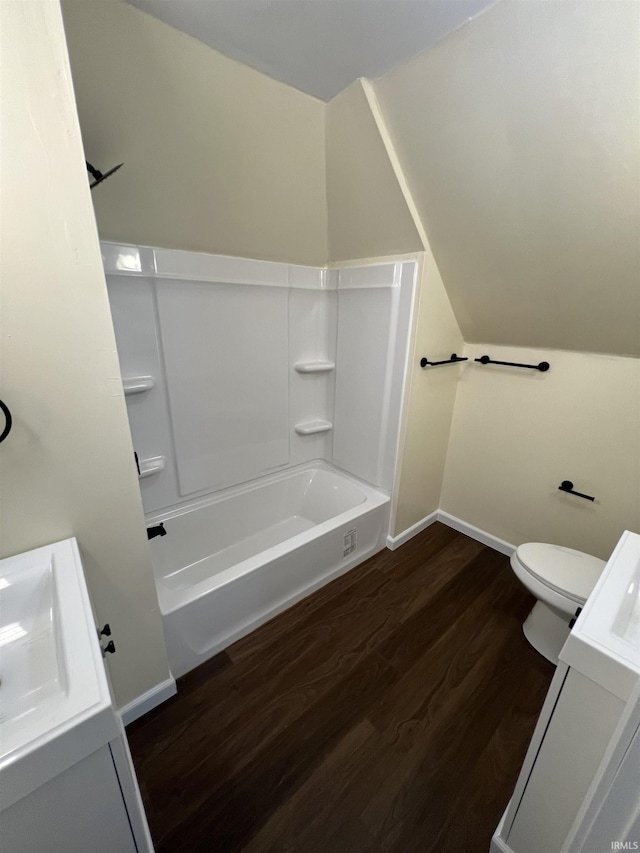1906 N 15th St, Lafayette, IN 47904 - bathroom featuring vanity, wood finished floors, and bathing tub / shower combination