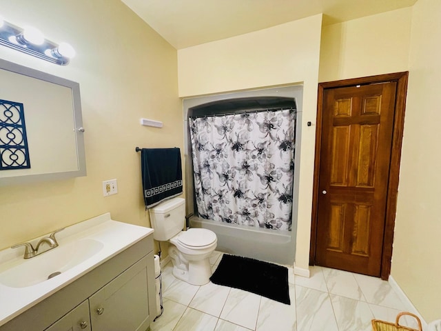 125 Shalley Dr, Plymouth, IN 46563 - bathroom with vanity and shower / bath combination with curtain