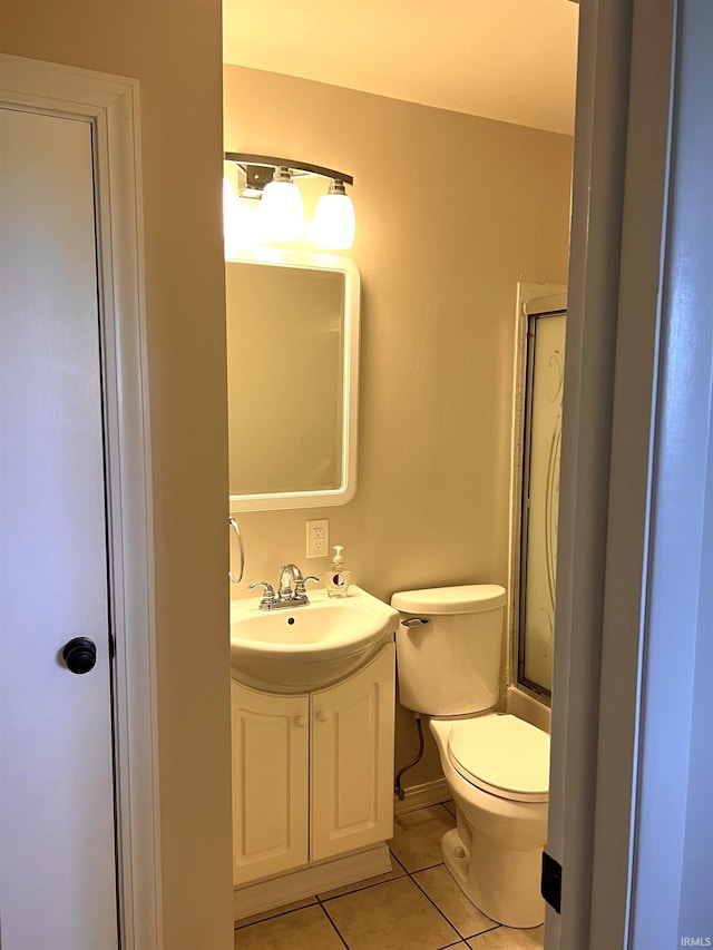 758 W 400 S Rd, Wabash, IN 46992 - bathroom with tile patterned flooring and vanity