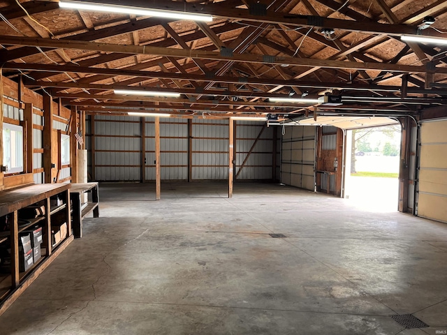758 W 400 S Rd, Wabash, IN 46992 - garage featuring a garage door opener
