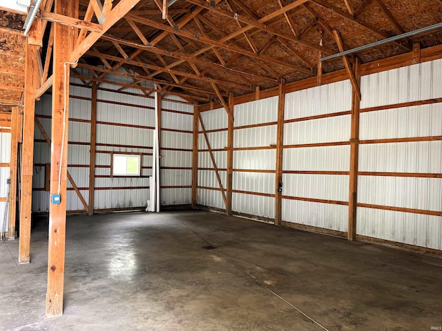 758 W 400 S Rd, Wabash, IN 46992 - garage featuring metal wall