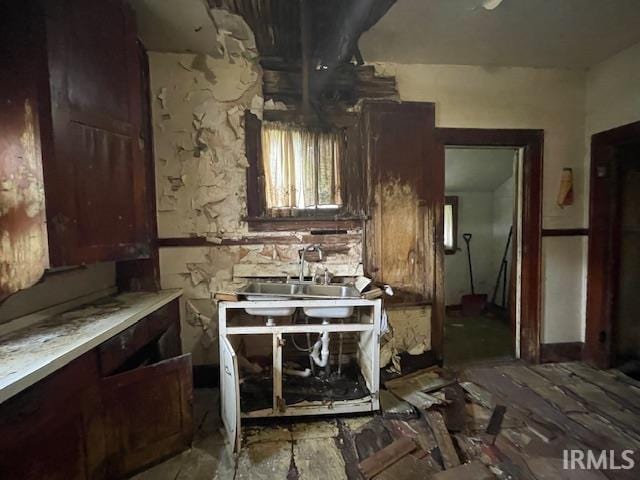 758 N Olive St, South Bend, IN 46628 - kitchen with a sink and light countertops