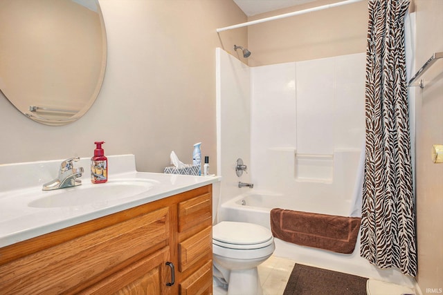 13920 Lexington Cir, Granger, IN 46530 - full bathroom featuring shower / bath combo and vanity
