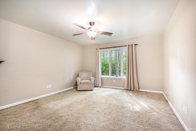 17991 Sable Ridge Dr, South Bend, IN 46635 - unfurnished room featuring a ceiling fan and light colored carpet
