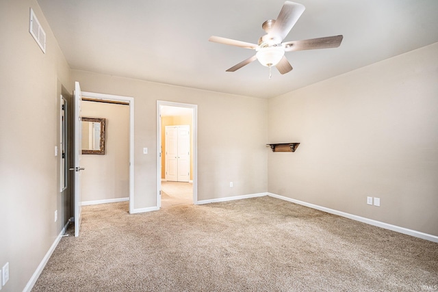 17991 Sable Ridge Dr, South Bend, IN 46635 - unfurnished bedroom featuring carpet and ceiling fan