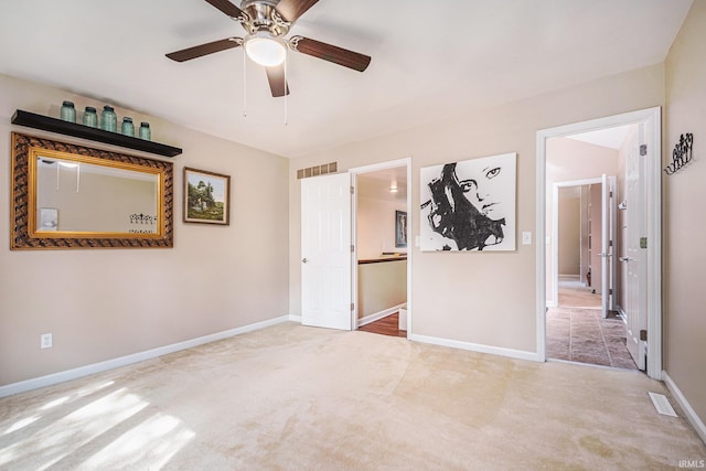 17991 Sable Ridge Dr, South Bend, IN 46635 - unfurnished bedroom featuring carpet and a ceiling fan